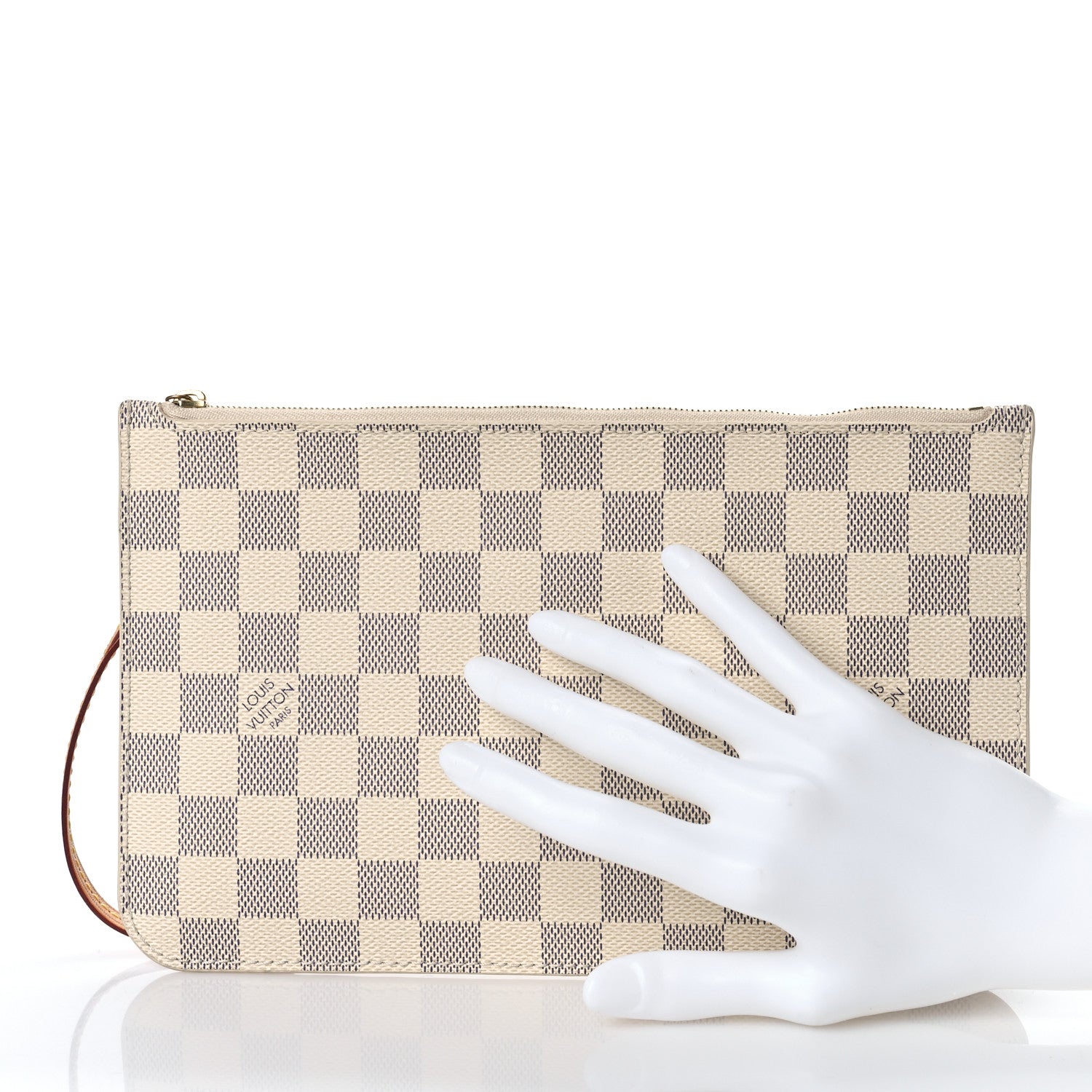 Louis Vuitton Damier Azur Neverfull MM GM Pochette 2 of 10