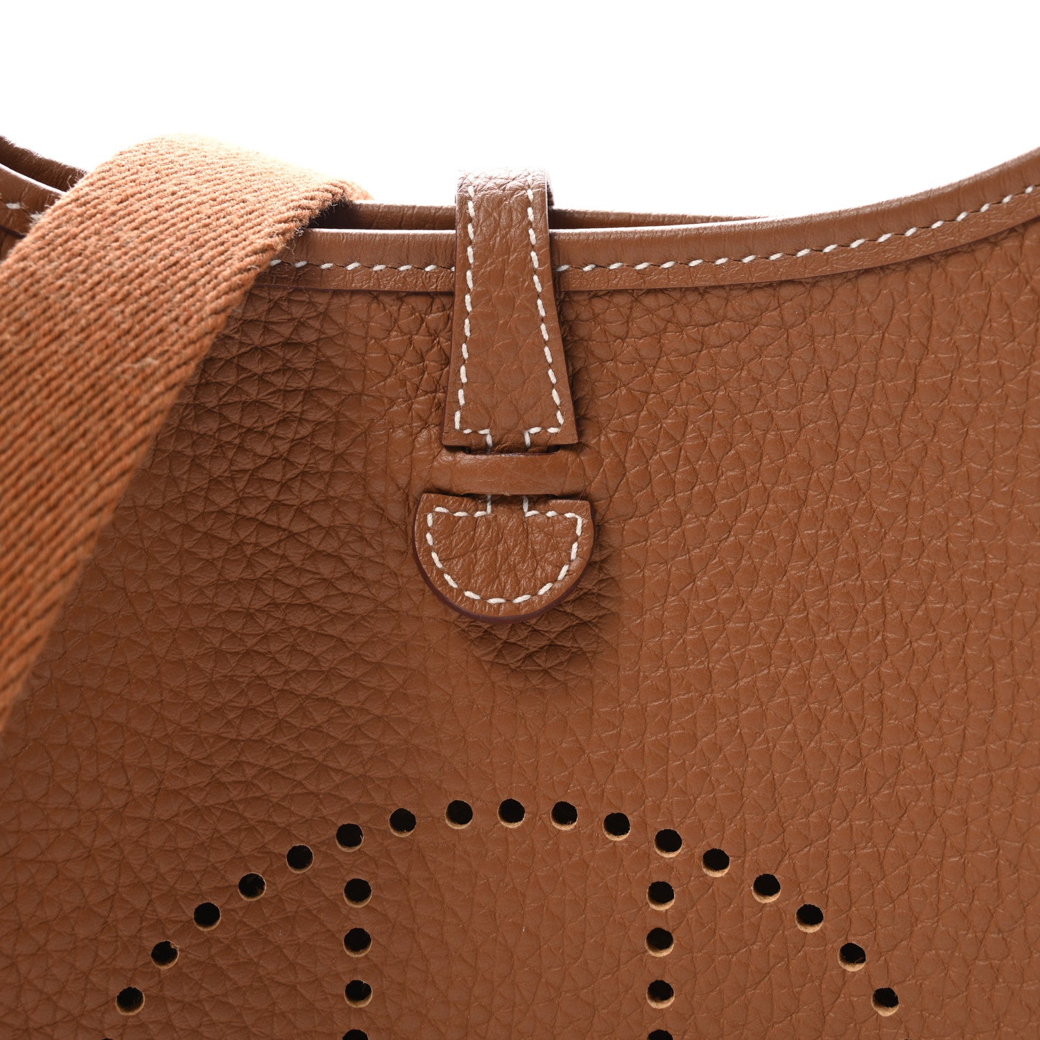 Hermes Taurillon Clemence Evelyne TPM Gold 8 of 10