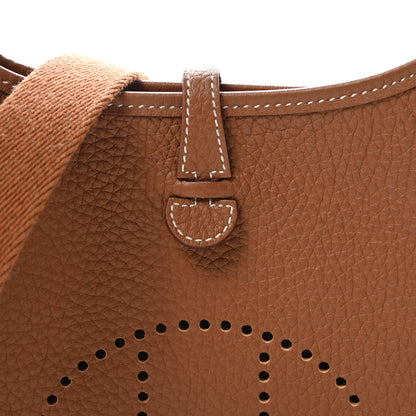 Hermes Taurillon Clemence Evelyne TPM Gold 8 of 10