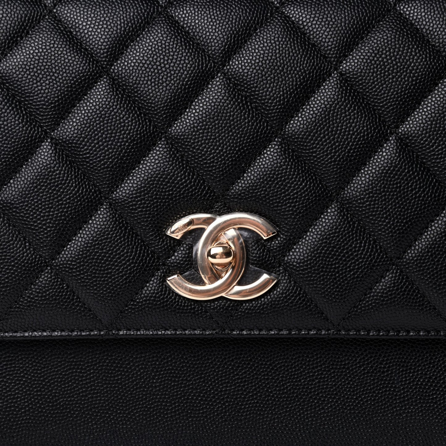 Caviar Quilted Large Business Affinity Flap Black