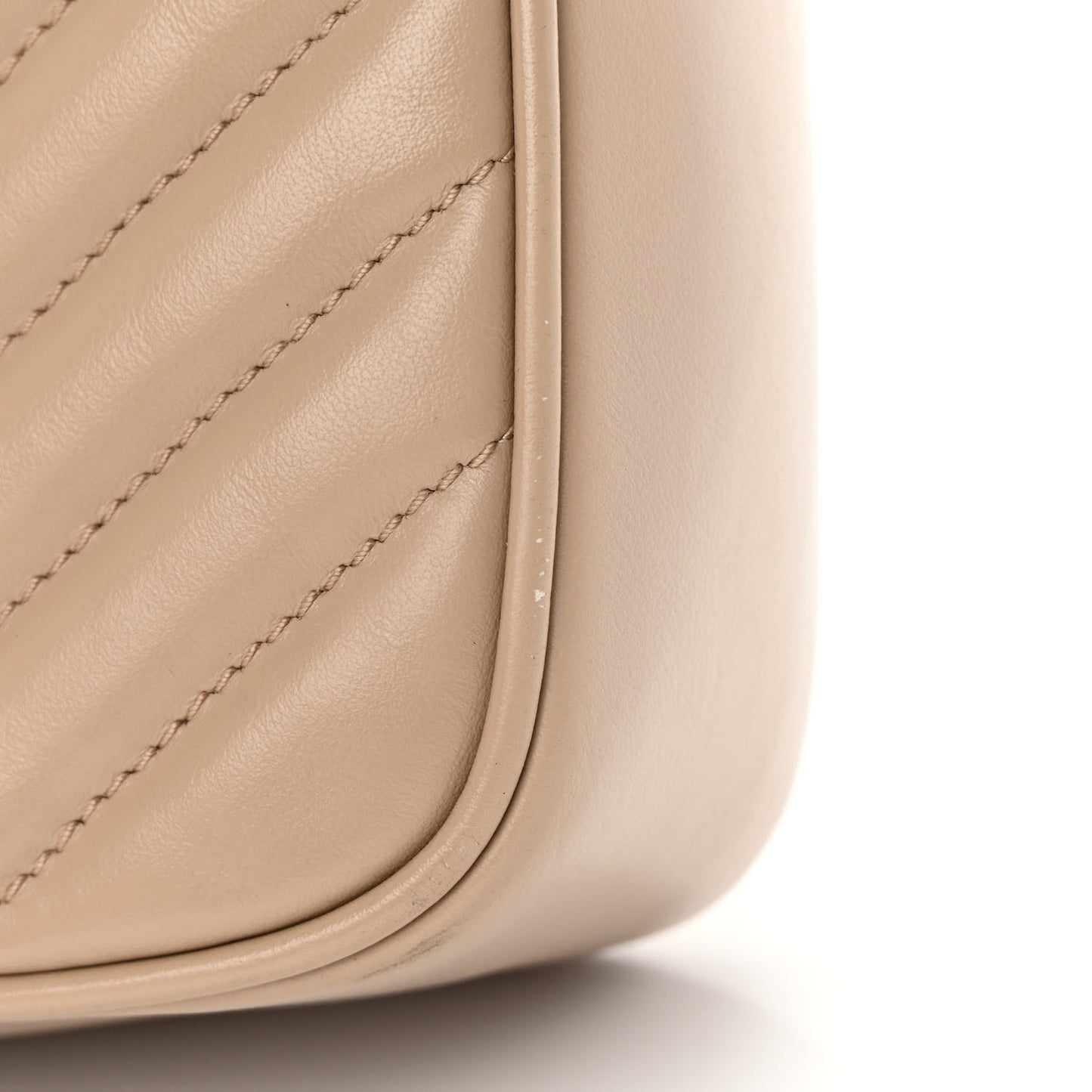 Calfskin Matelasse Monogram Lou Camera Bag Dark Beige