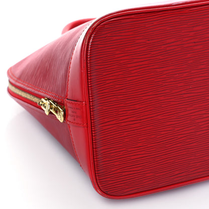 Louis Vuitton Epi Alma PM Castillan Red 7 of 13