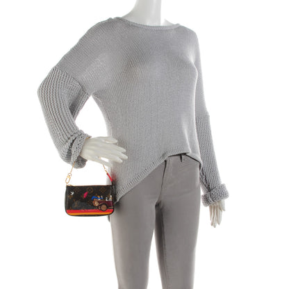 Louis Vuitton Monogram 2015 Christmas Animation Mini Pochette Accessories 2 of 6