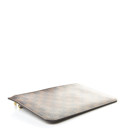 Louis Vuitton Damier Ebene Neverfull MM GM Pochette 4 of 12