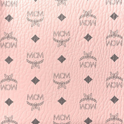 MCM Visetos Medium Crossbody Pouch Soft Pink 8 of 10