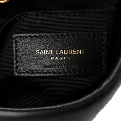 Saint Laurent Lambskin Patchwork Monogram Nano Jamie 4.3 Black 6 of 10