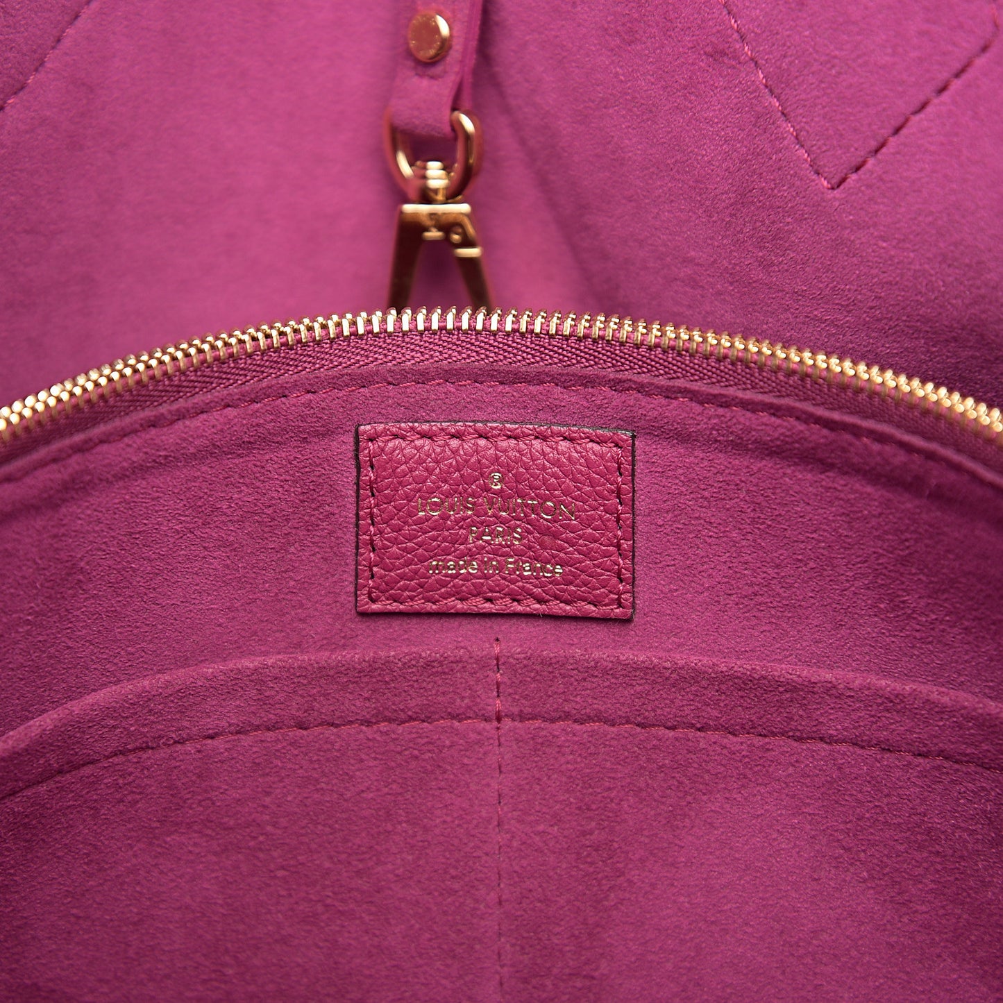 Calfskin Monogram Kimono Tote Grape