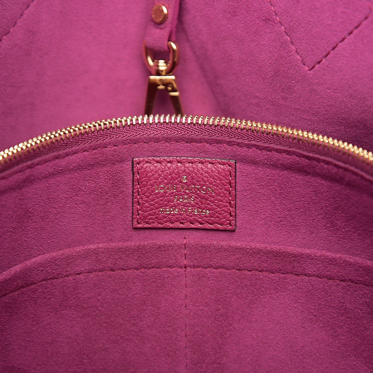 Louis Vuitton Calfskin Monogram Kimono Tote Grape 5 of 8
