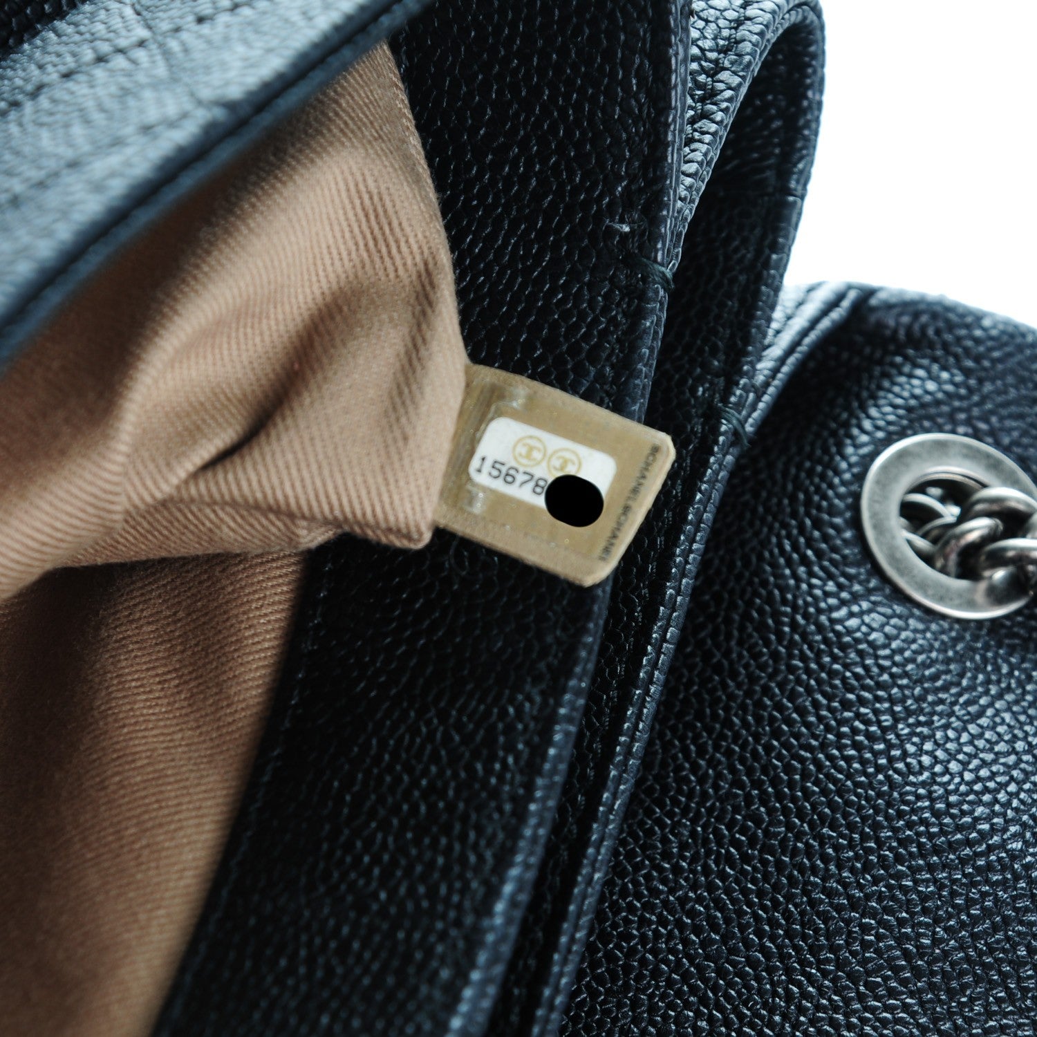 Chanel Caviar Quilted Medium Simply CC Flap Black 8 of 8