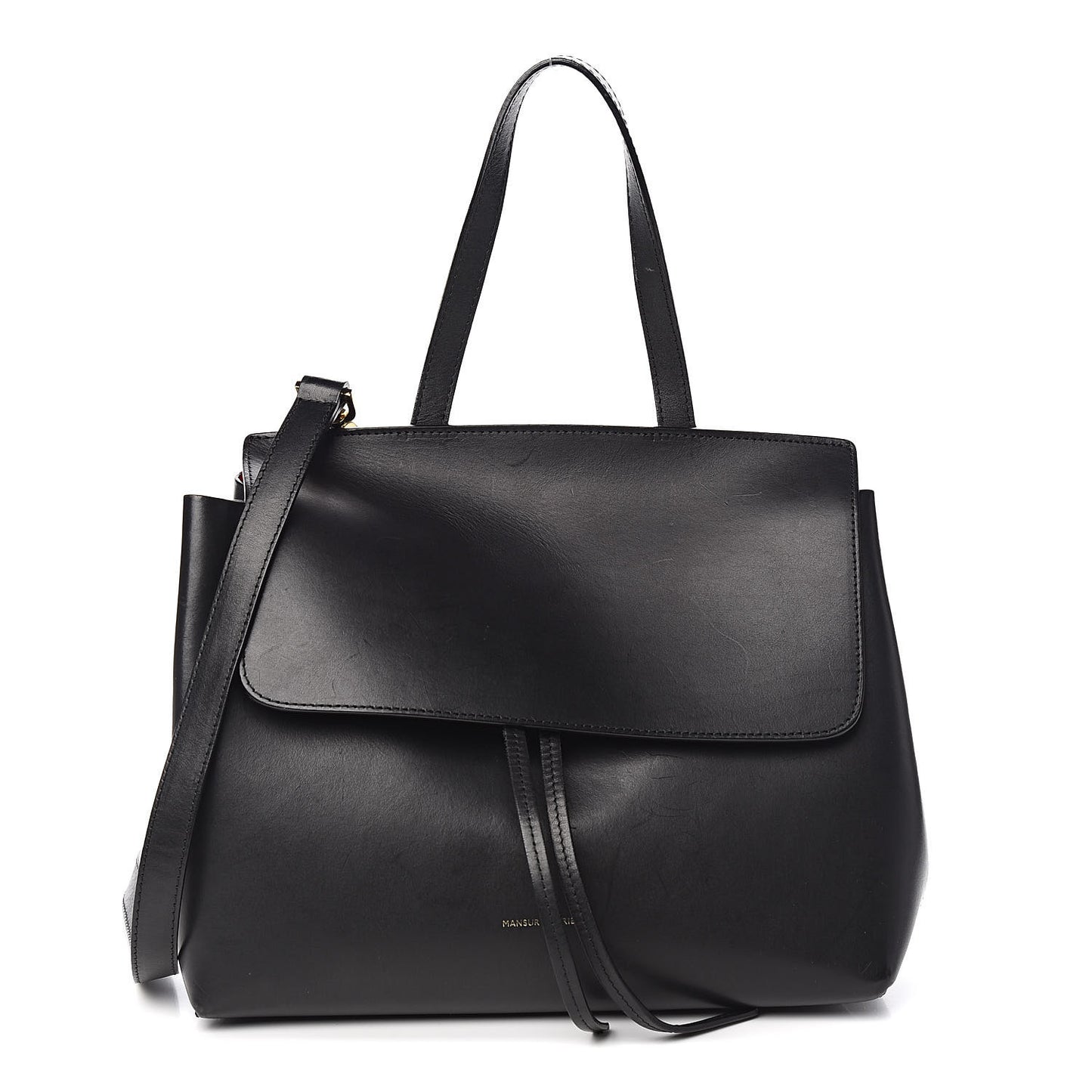 Calfskin Mini Lady Bag Black Flamma