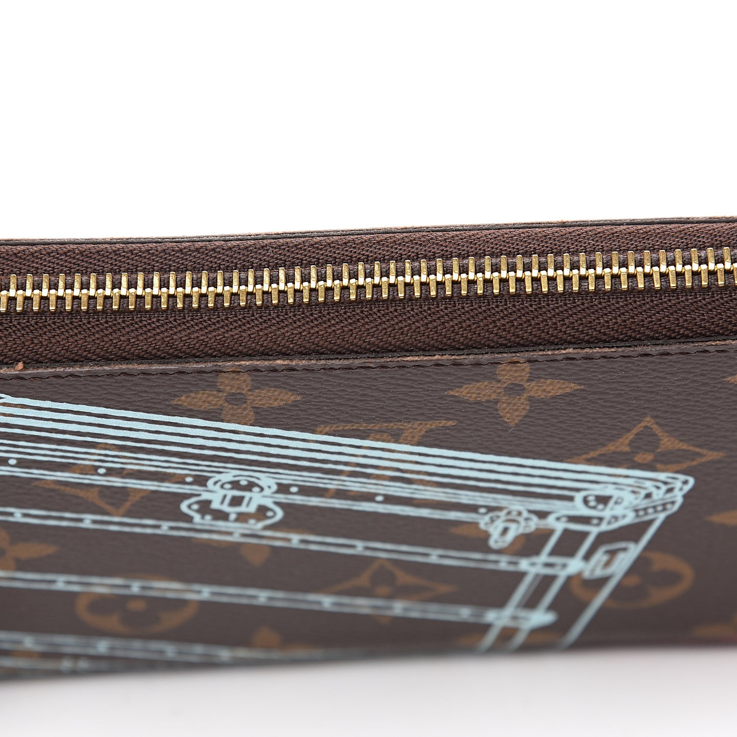 Monogram 2014 Christmas Animation Zippy Wallet