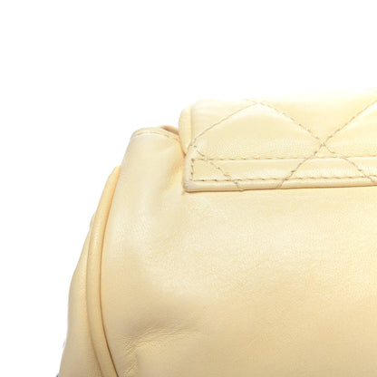 Chanel Washed Lambskin Quilted Bijoux Chain Accordion Flap White 12 of 12