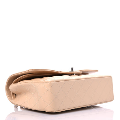 Chanel Caviar Quilted Medium Double Flap Beige Clair 3 of 9