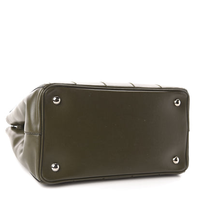 Prada Soft Calfskin Tote Militare 4 of 11