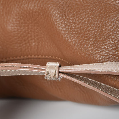 Burberry Prorsum Pebbled Calfskin Medium Studley Tote Camel Nude 11 of 11
