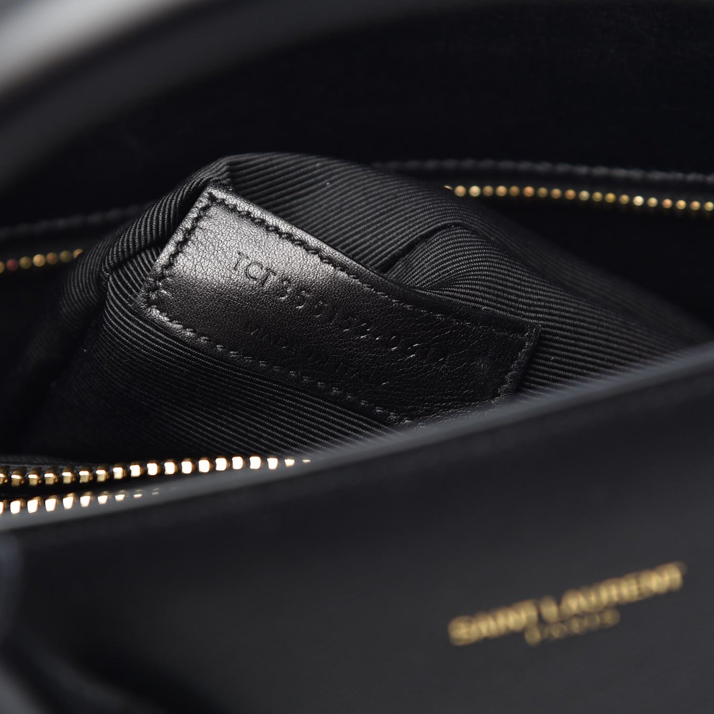 Calfskin Small Sac De Jour Black