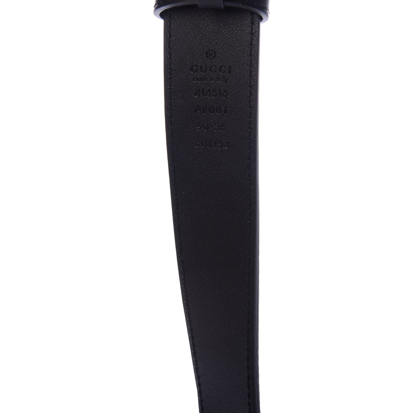 Calfskin Double G 30mm Belt 90 36 Black