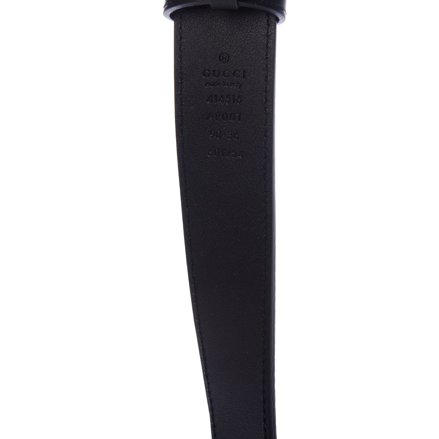 Gucci Calfskin Double G 30mm Belt 90 36 Black 4 of 4