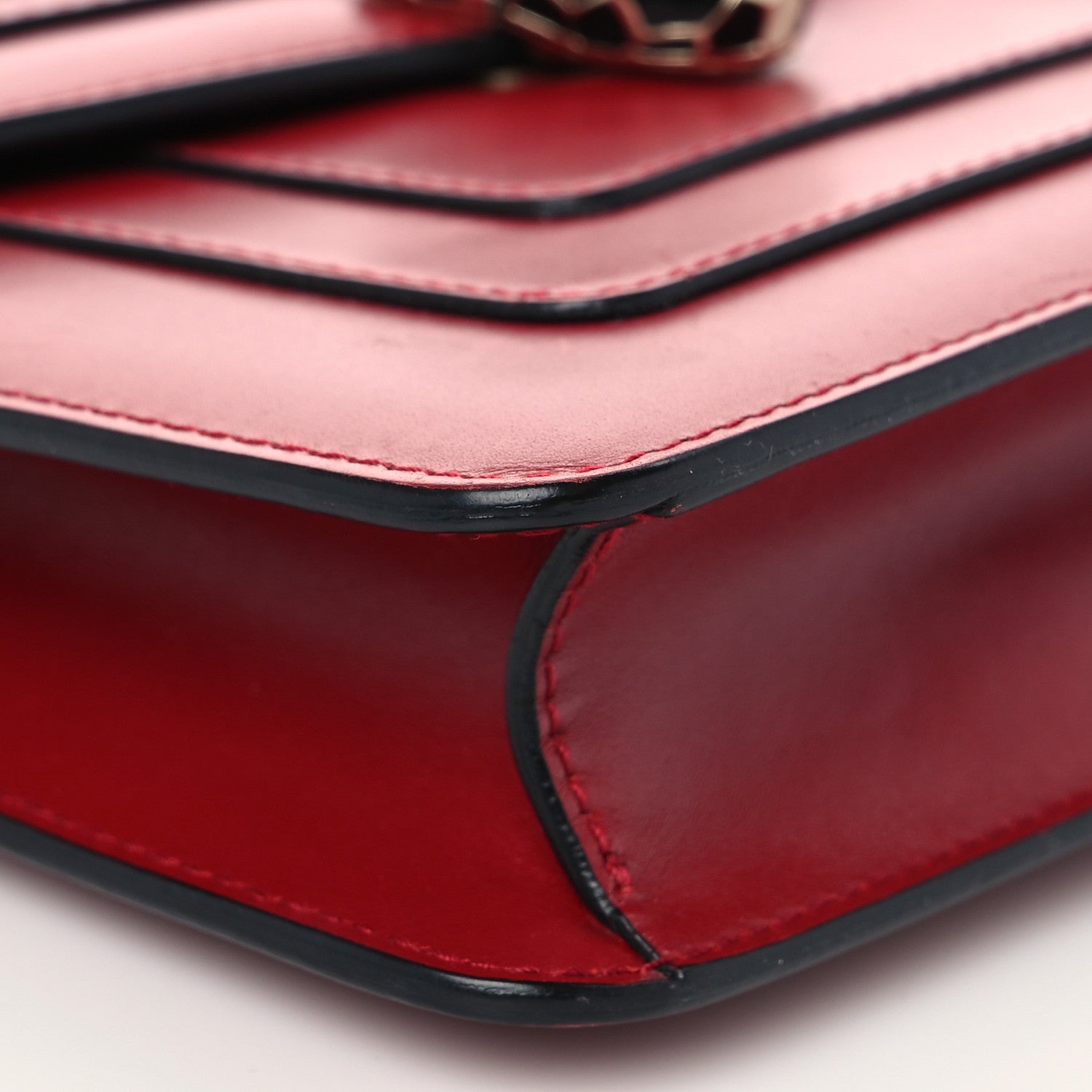Bulgari Calfskin Serpenti Forever Crossbody Bag Ruby Red 7 of 8