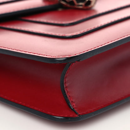 Bulgari Calfskin Serpenti Forever Crossbody Bag Ruby Red 7 of 8
