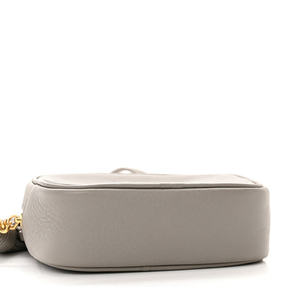 Saint Laurent Nappa Monogram Blogger Bag Oyster Grey 4 of 12