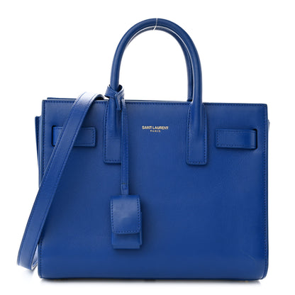 Saint Laurent Calfskin Nano Sac De Jour Royal Blue 1 of 15