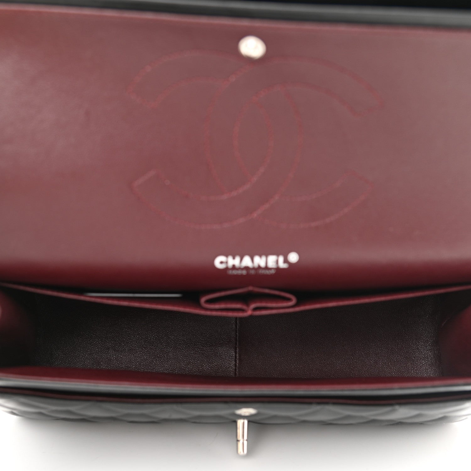 Chanel Lambskin Quilted Jumbo Double Flap Black 5 of 15