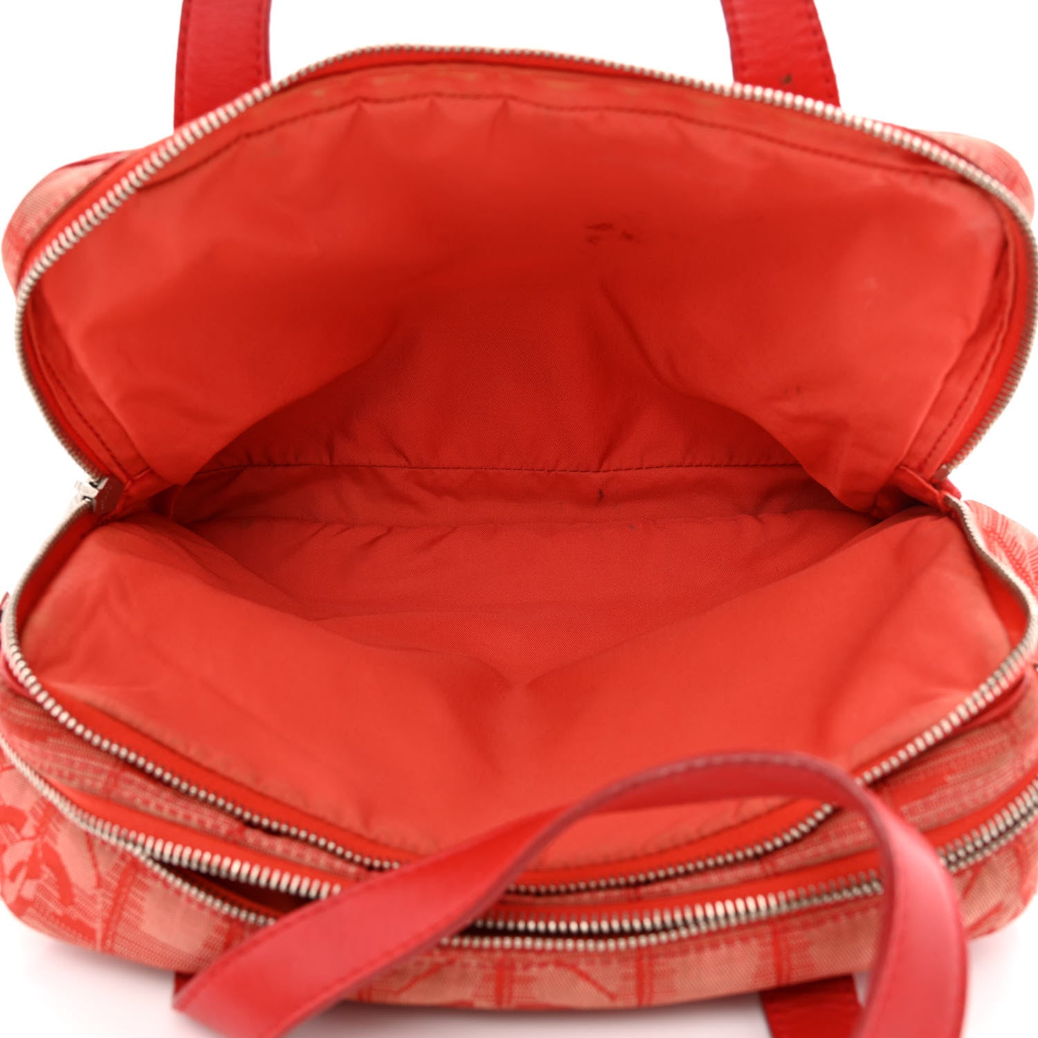 Chanel Nylon Small Travel Tote Red 6 of 18