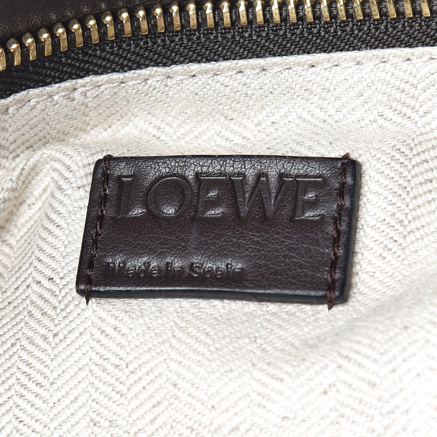 Suede Medium Puzzle Bag Gold