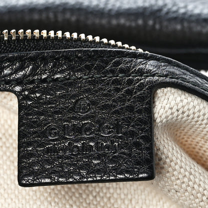 Gucci Pebbled Calfskin Soho Hobo Black 6 of 10