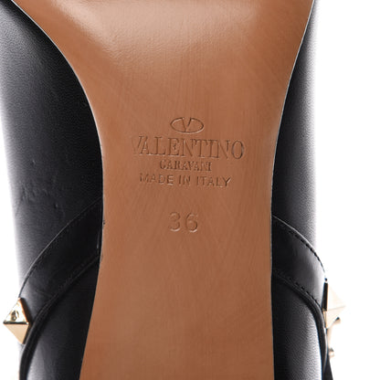 Valentino Garavani Calfskin Rockstud Double Buckle 65mm Ankle Boots 36 Black 6 of 7
