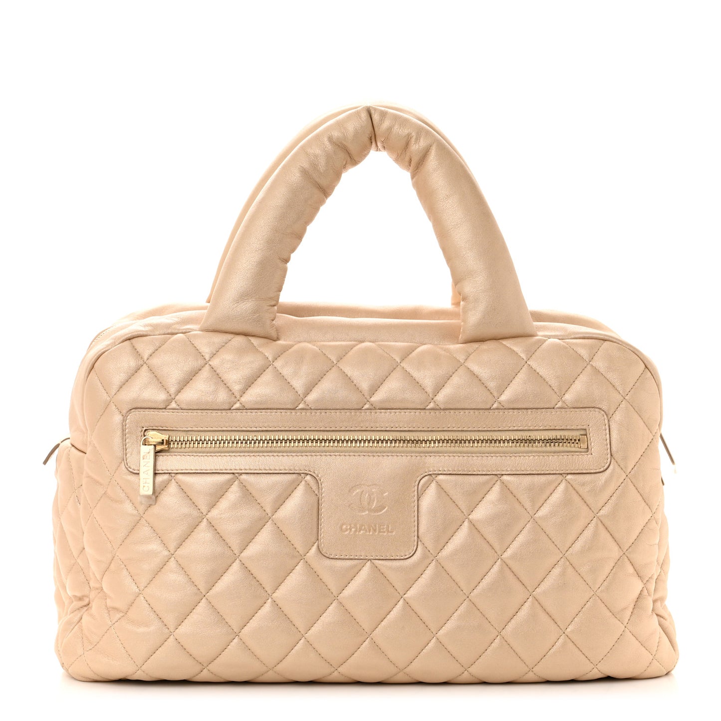 Lambskin COCO Cocoon Bowler Light Gold