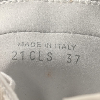 Christian Dior X KENNY SCHARF Technical Canvas Oblique Patch Mens B23 High Top Sneakers 37 White Blue 5 of 5