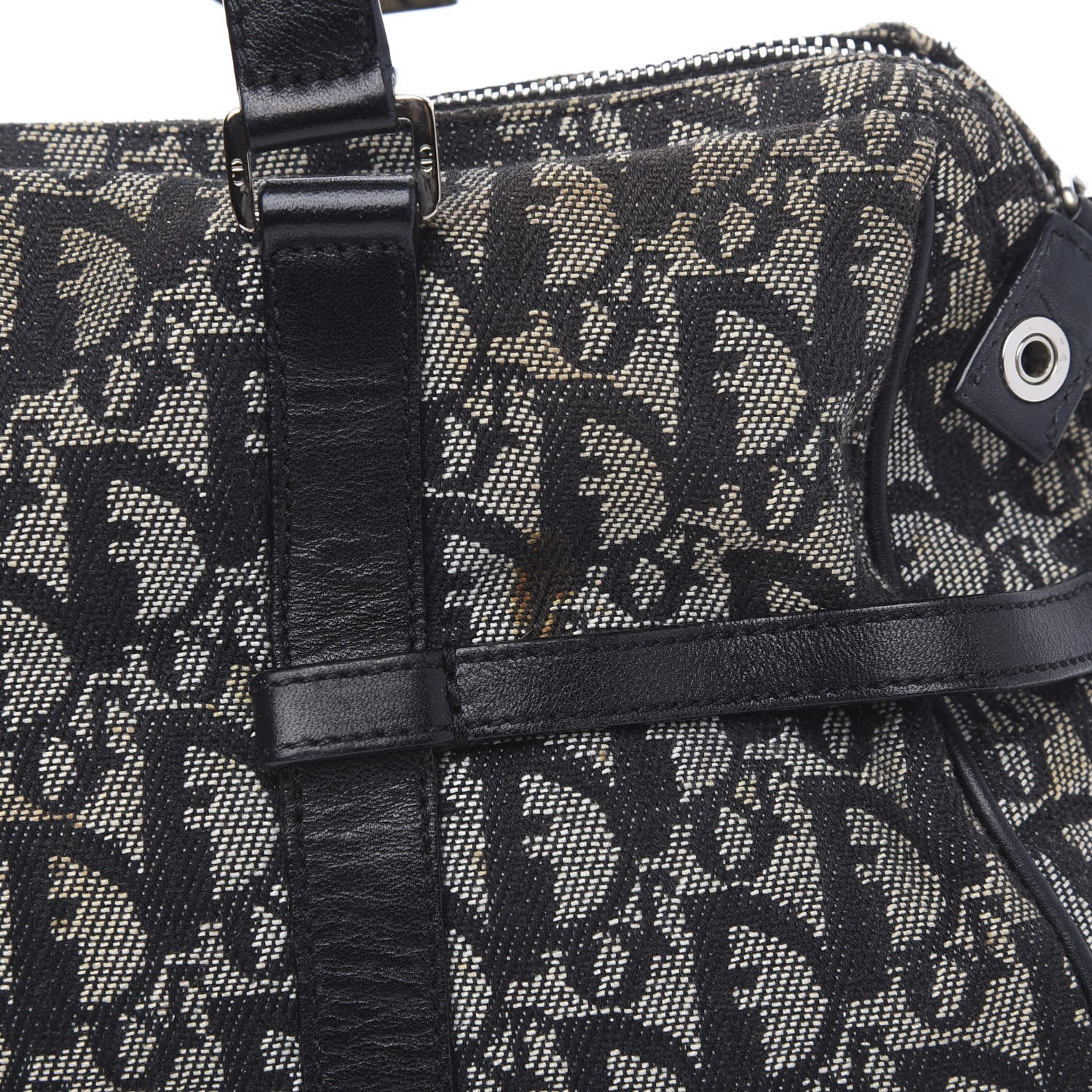 Christian Dior Denim Monogram Charms Shoulder Bag Blue 14 of 16