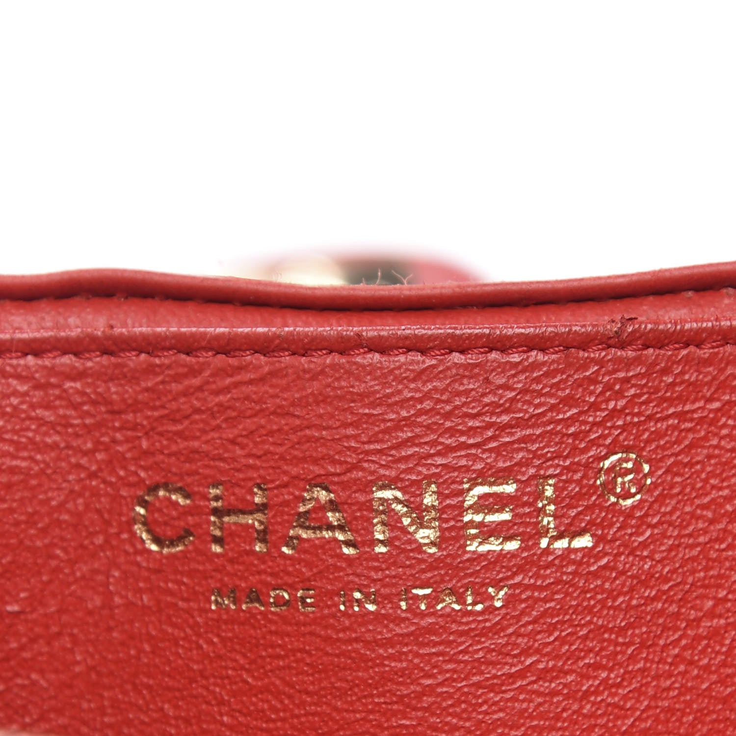 Chanel Lambskin Quilted Extra Mini V For Victory Flap Red 8 of 9