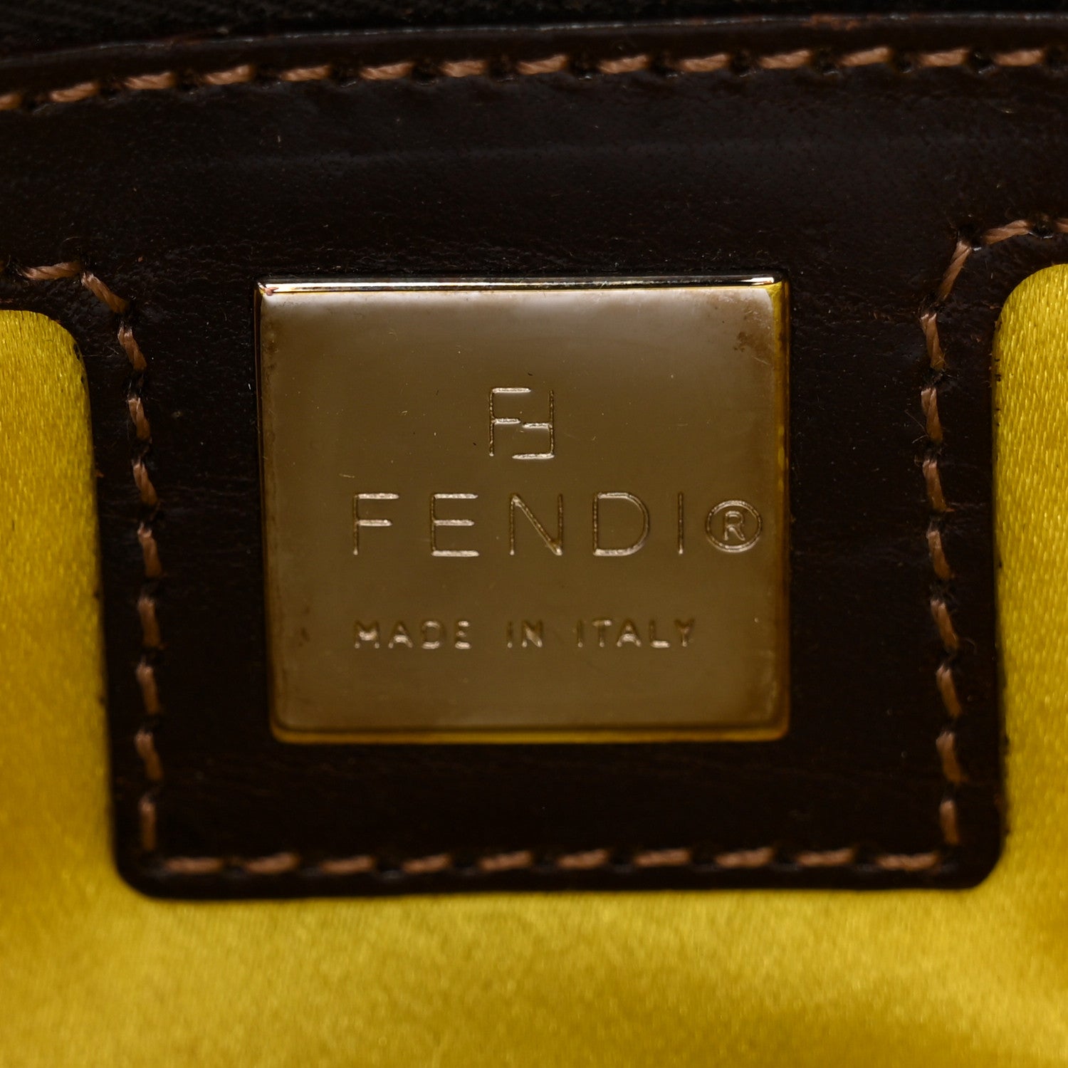 Fendi Denim Flower Applique Baguette Blue 6 of 11