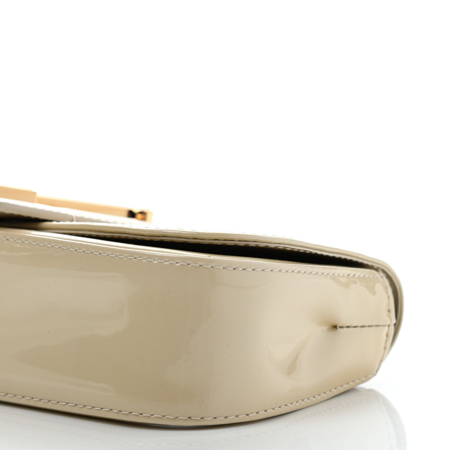 Patent Sobe Clutch Blanc Corail