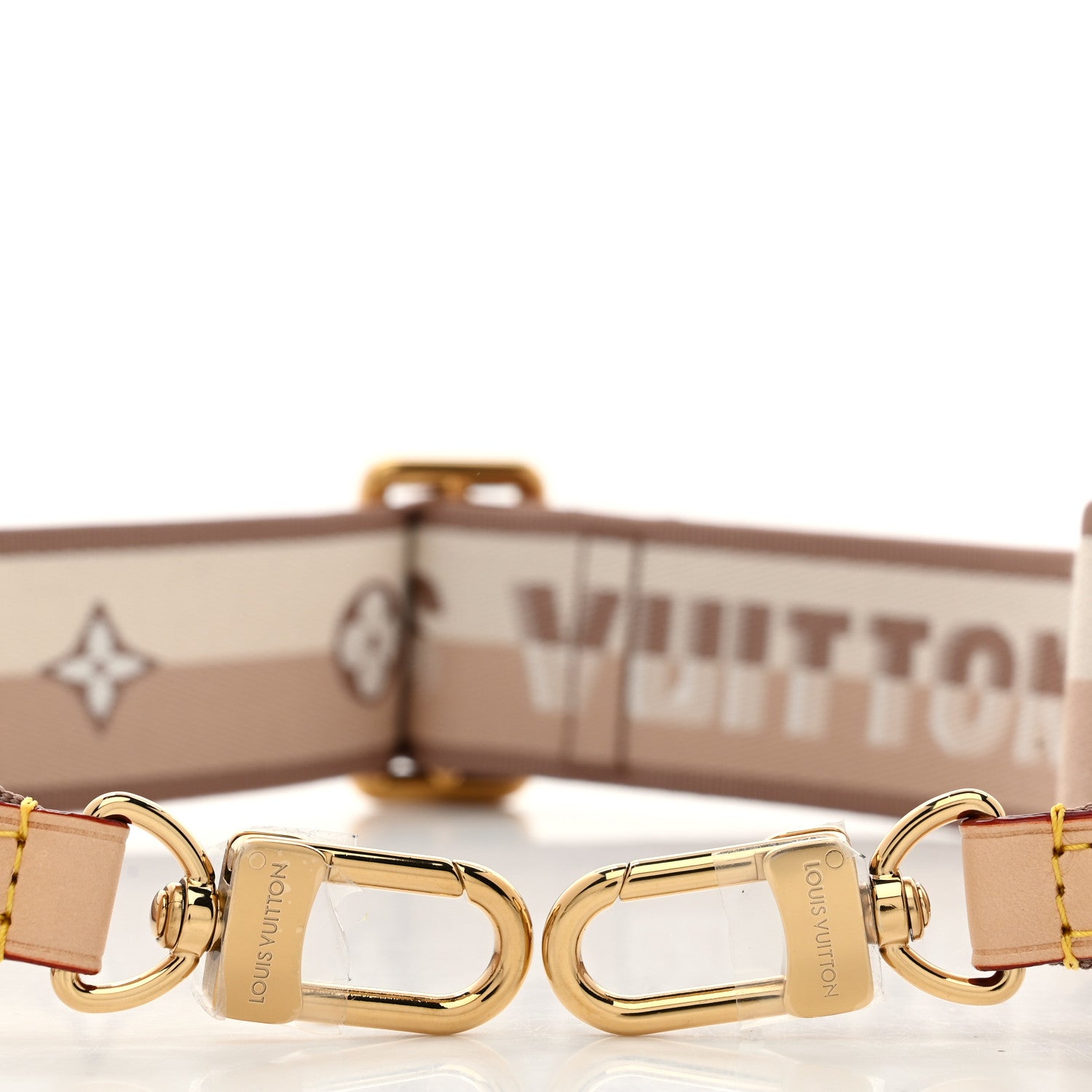 Louis Vuitton Jacquard Speedy Bandouliere 20 Shoulder Strap Beige 4 of 4