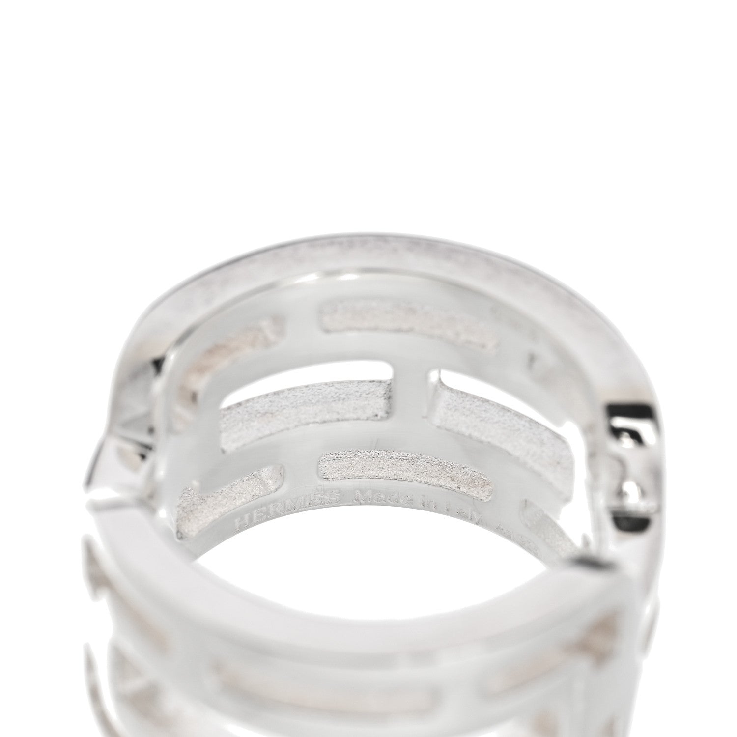 Hermes Sterling Silver PM Arcane Ring 52 6 1781650 – FASHIONPHILE