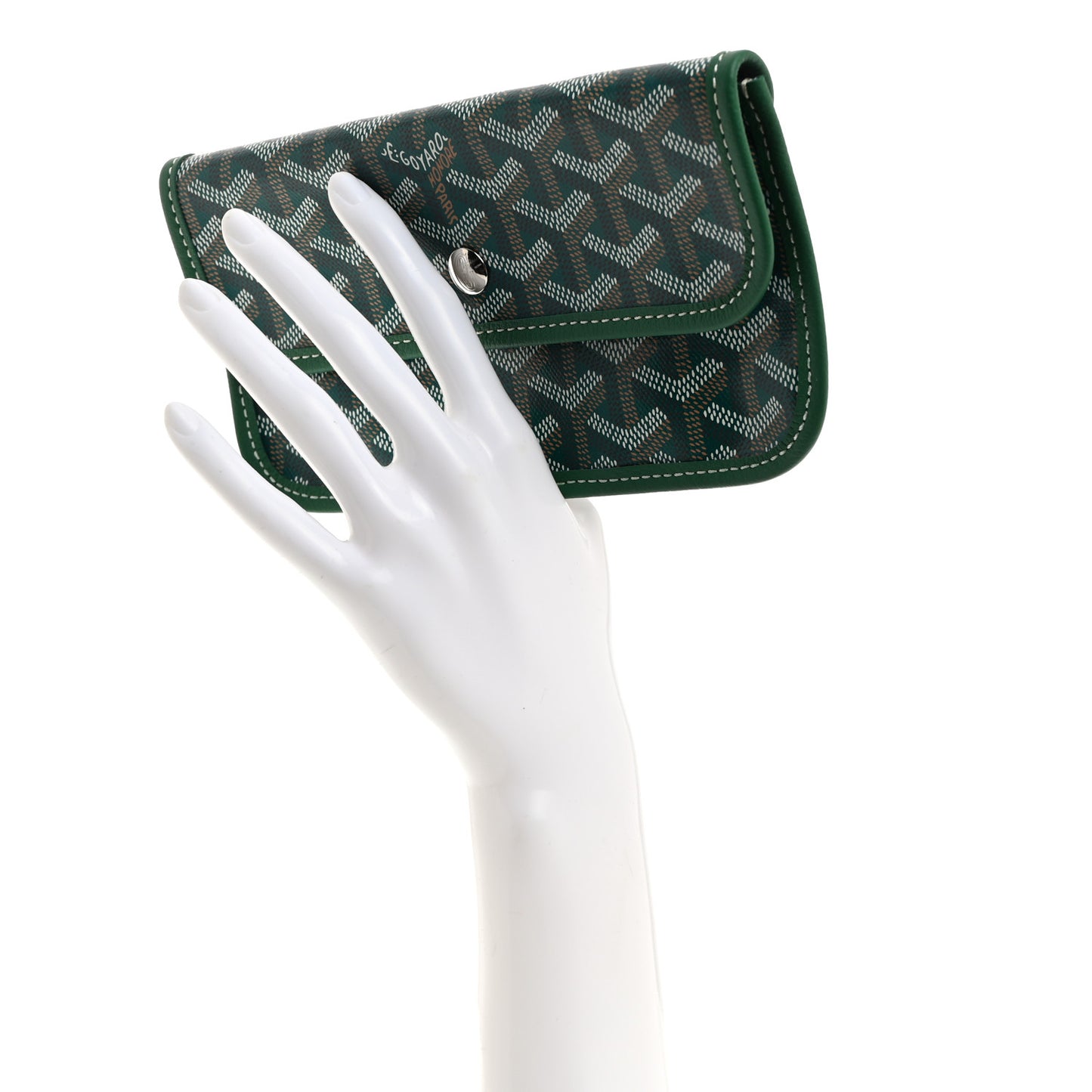 Goyardine Pouch Green