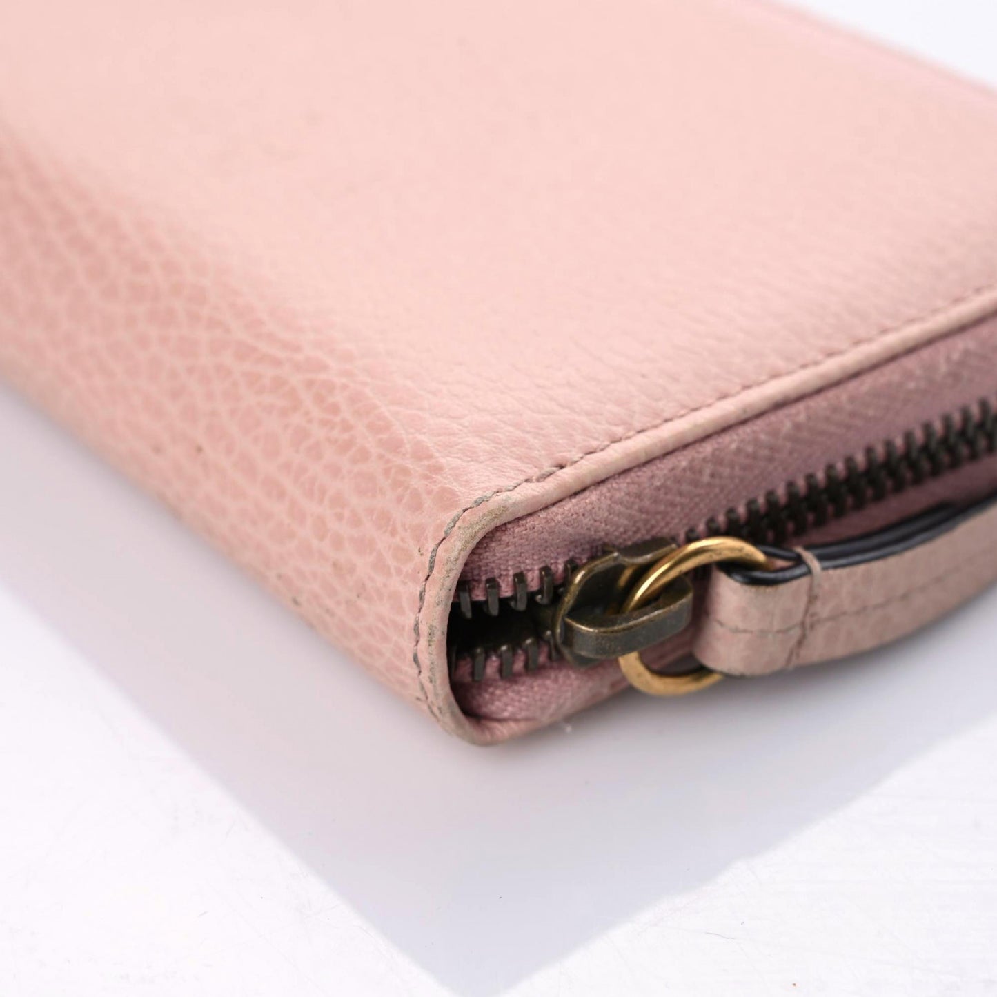 Calfskin Butterfly Farfalla Zip Around Wallet Perfect Pink