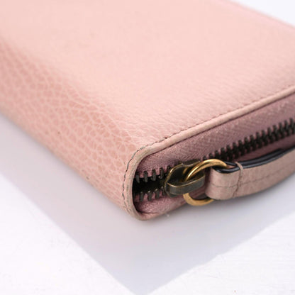 Gucci Calfskin Butterfly Farfalla Zip Around Wallet Perfect Pink 14 of 21