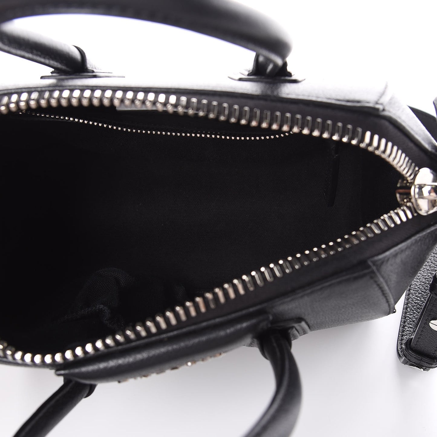 Sugar Goatskin Mini Antigona Black