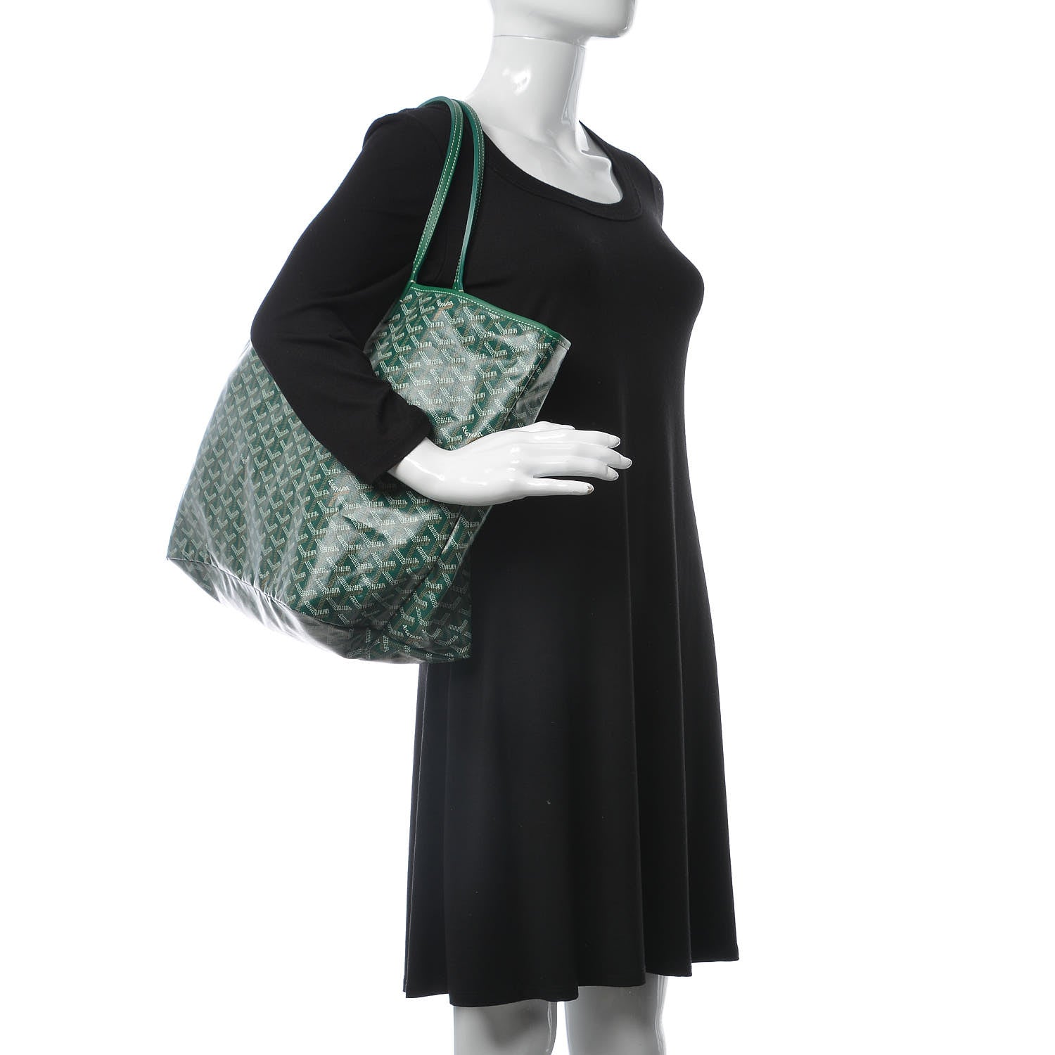 Goyard Goyardine Saint Louis GM Green 2 of 11