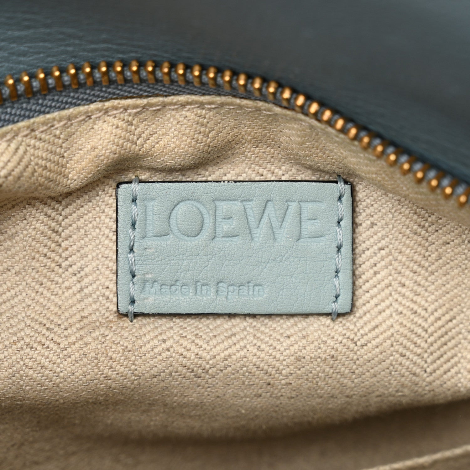 Loewe Calfskin Small Puzzle Bag Aqua Light Blue Stone Blue 6 of 13