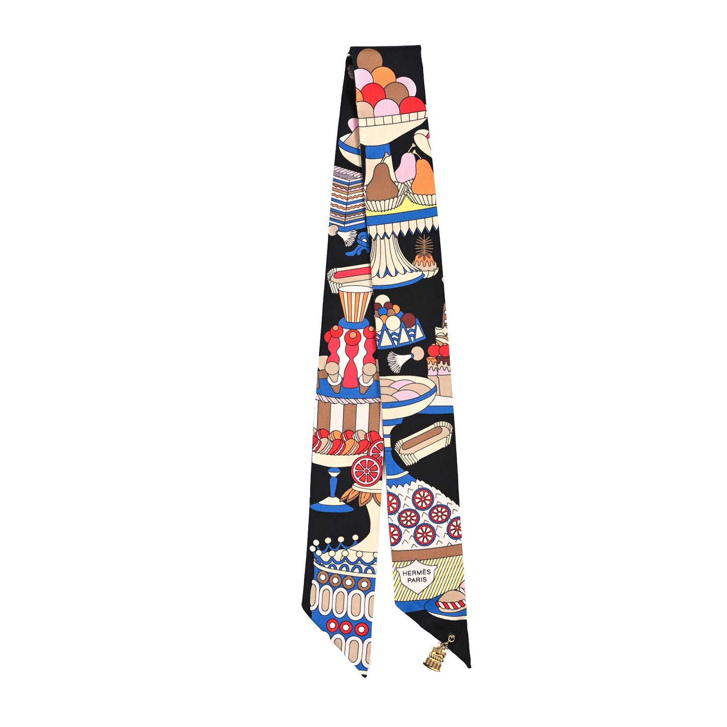 Silk La Patisserie Francaise Charms Twilly Charms Black White Bleu