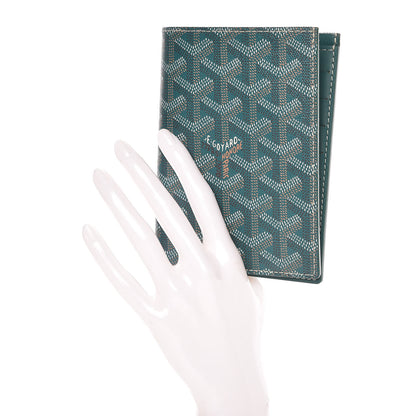 Goyard Goyardine Moliere Wallet Green 2 of 7