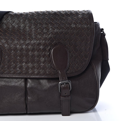 Bottega Veneta Nappa Intrecciato Gardena Messenger Bag Ebano 9 of 12