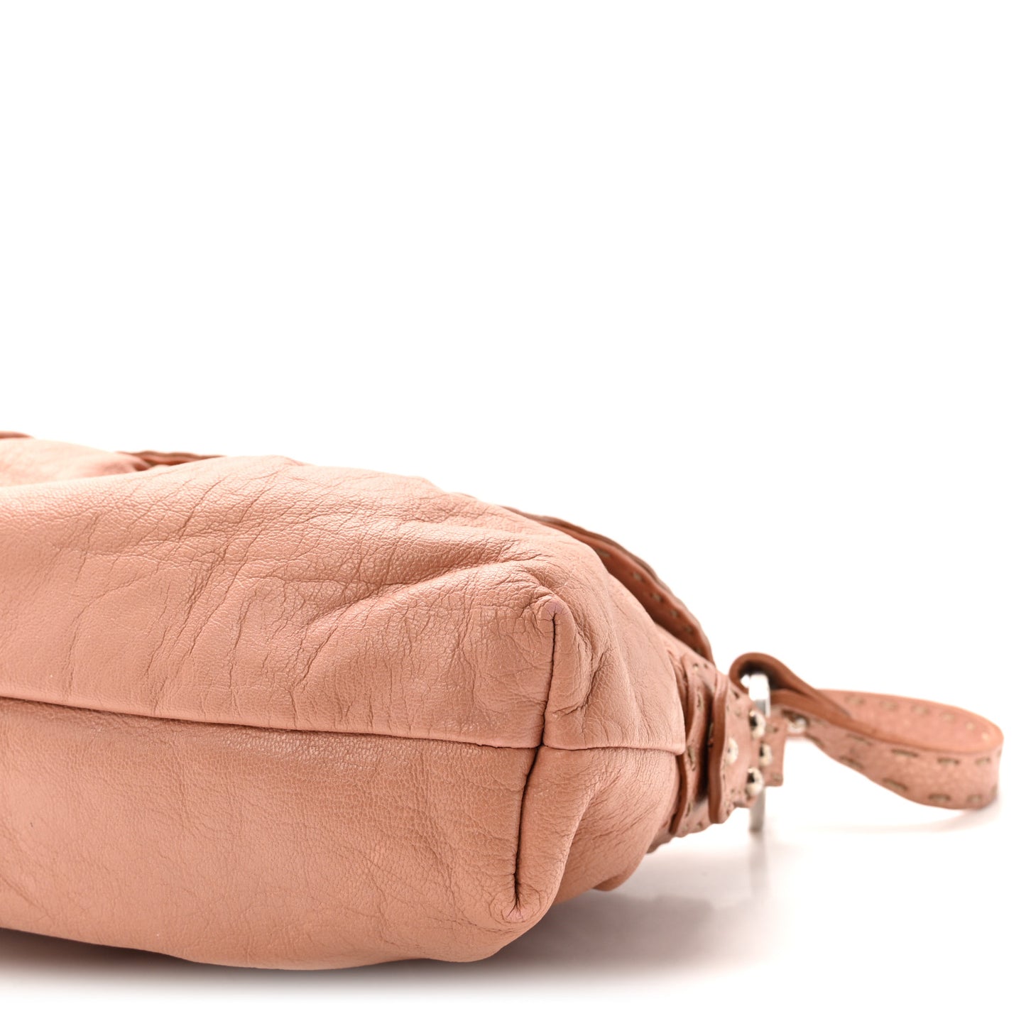 Calfskin Selleria Small Chef Shoulder Bag Bois De Rose