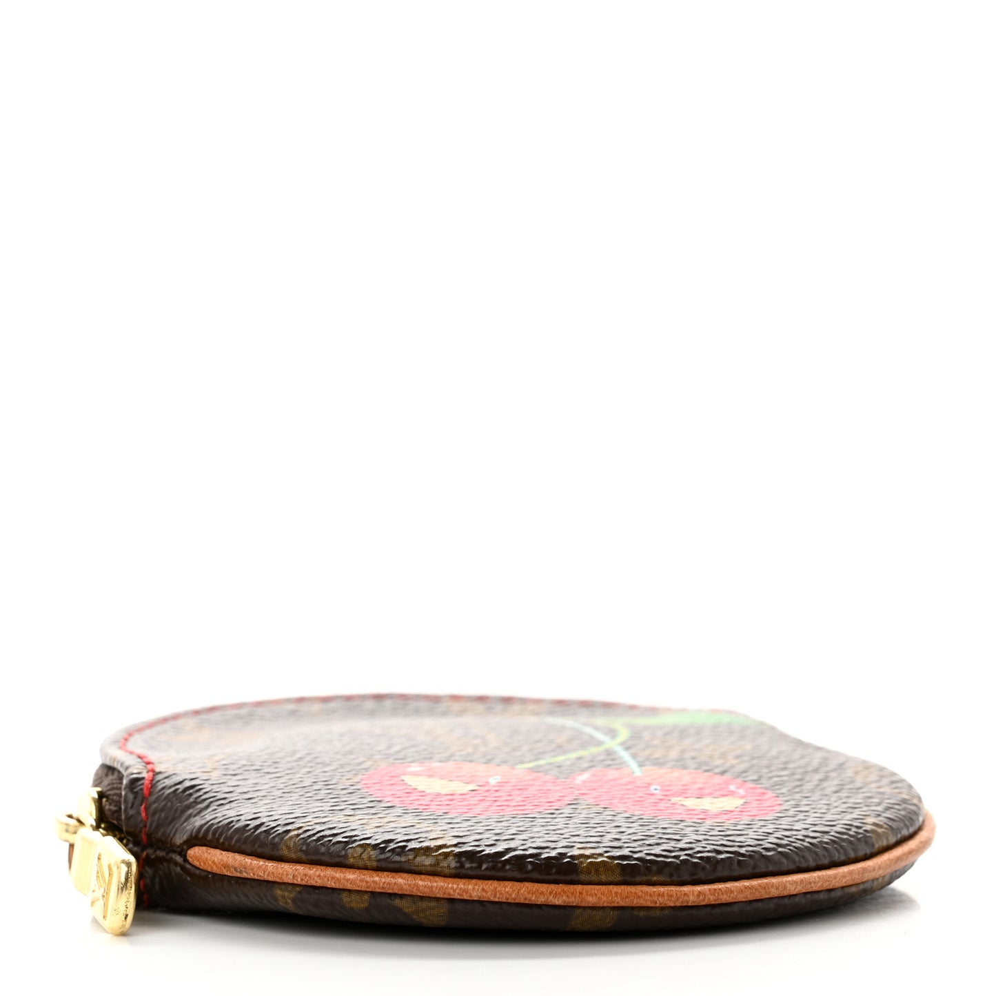 Monogram Cerises Round Coin Purse